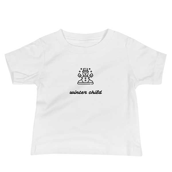 Baby T-Shirt “Winter child”