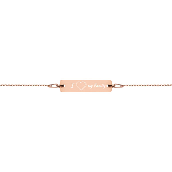 Kettenarmband “I love my family”