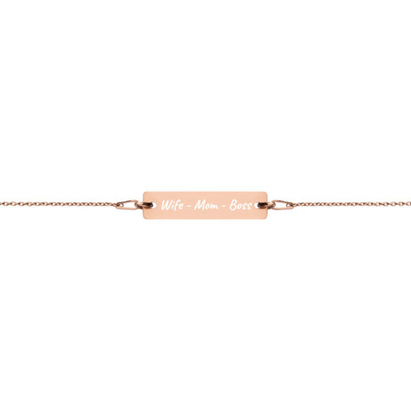 Kettenarmband “Wife – Mom – Boss”