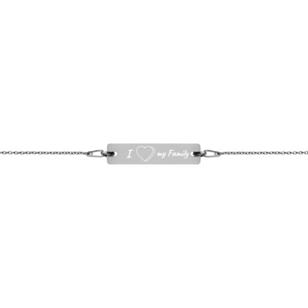 Kettenarmband “I love my family”