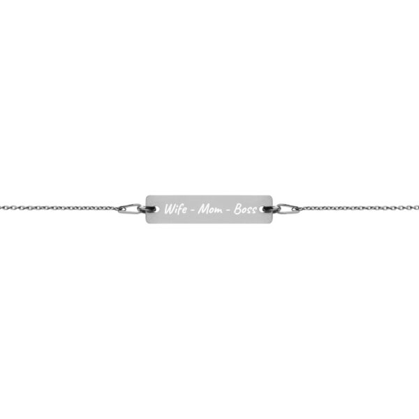 Kettenarmband “Wife – Mom – Boss”