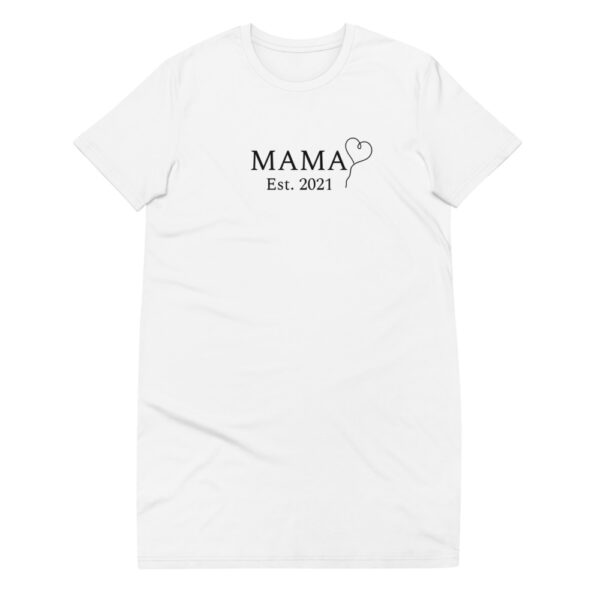 T-Shirt-Kleid “Mama Est. 2021”